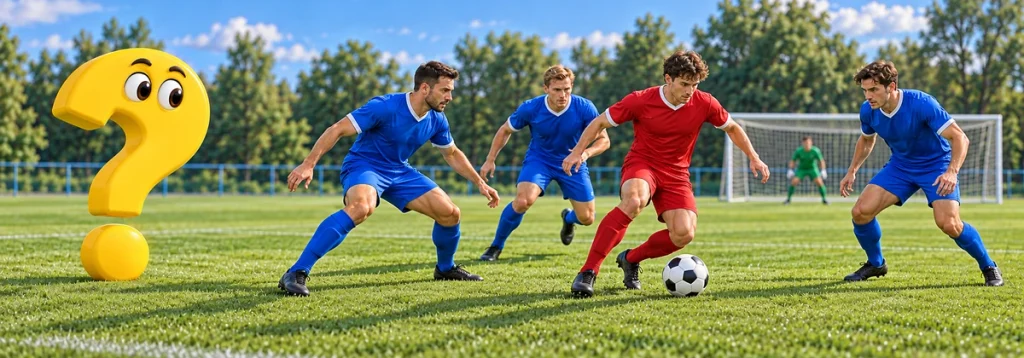Drei Fußballspieler verschieben im Mittelfeld gemeinsam zum ballführenden Gegner
